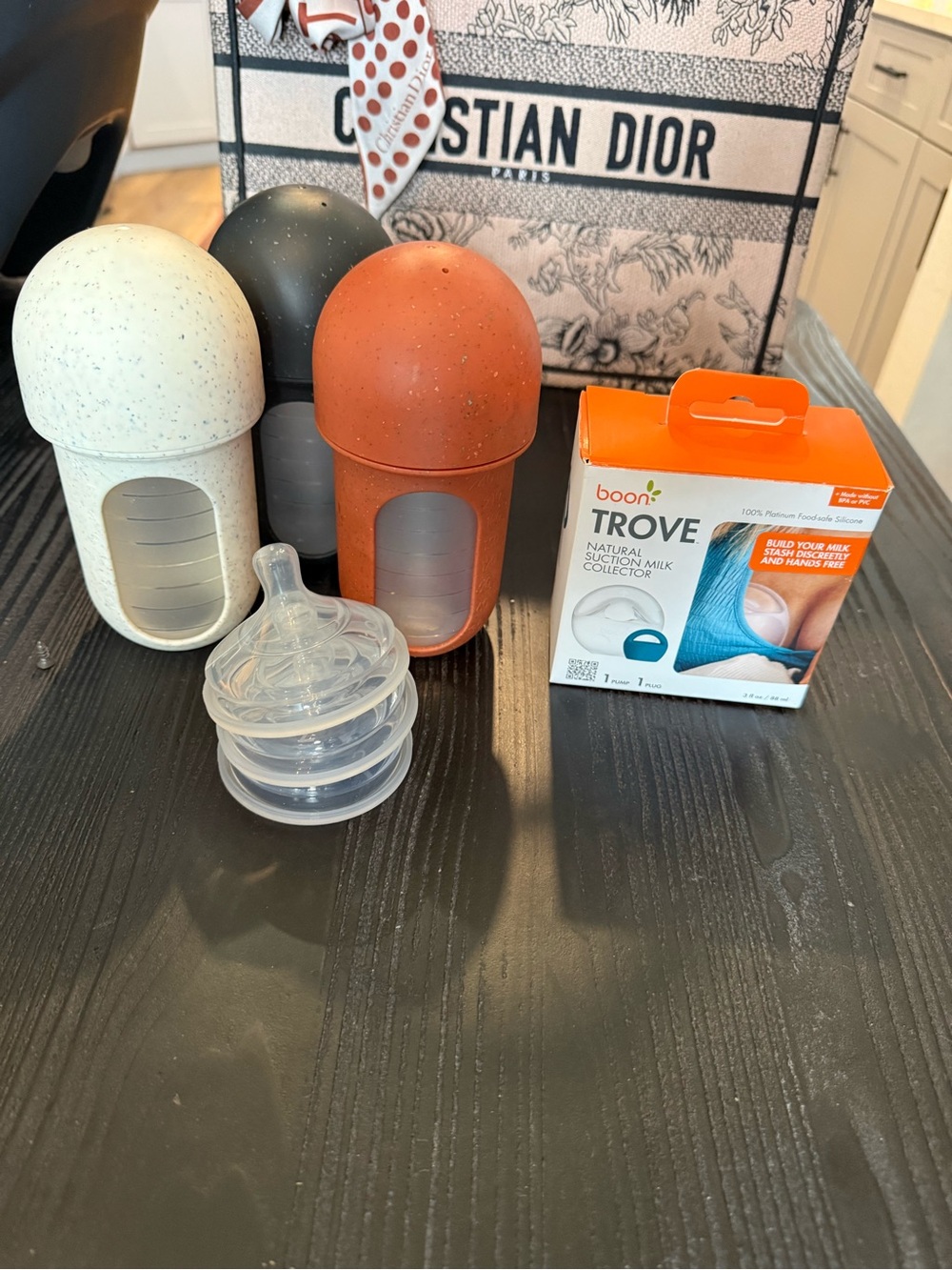 Boon NURSH Bottle & TROVE Milk Collector Bundle